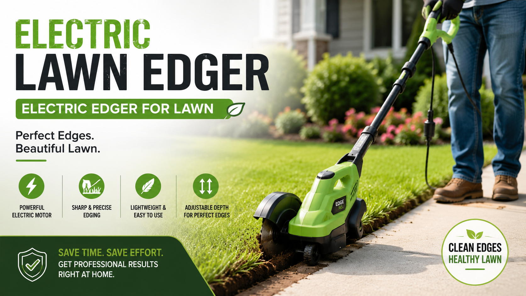 electric lawn edger