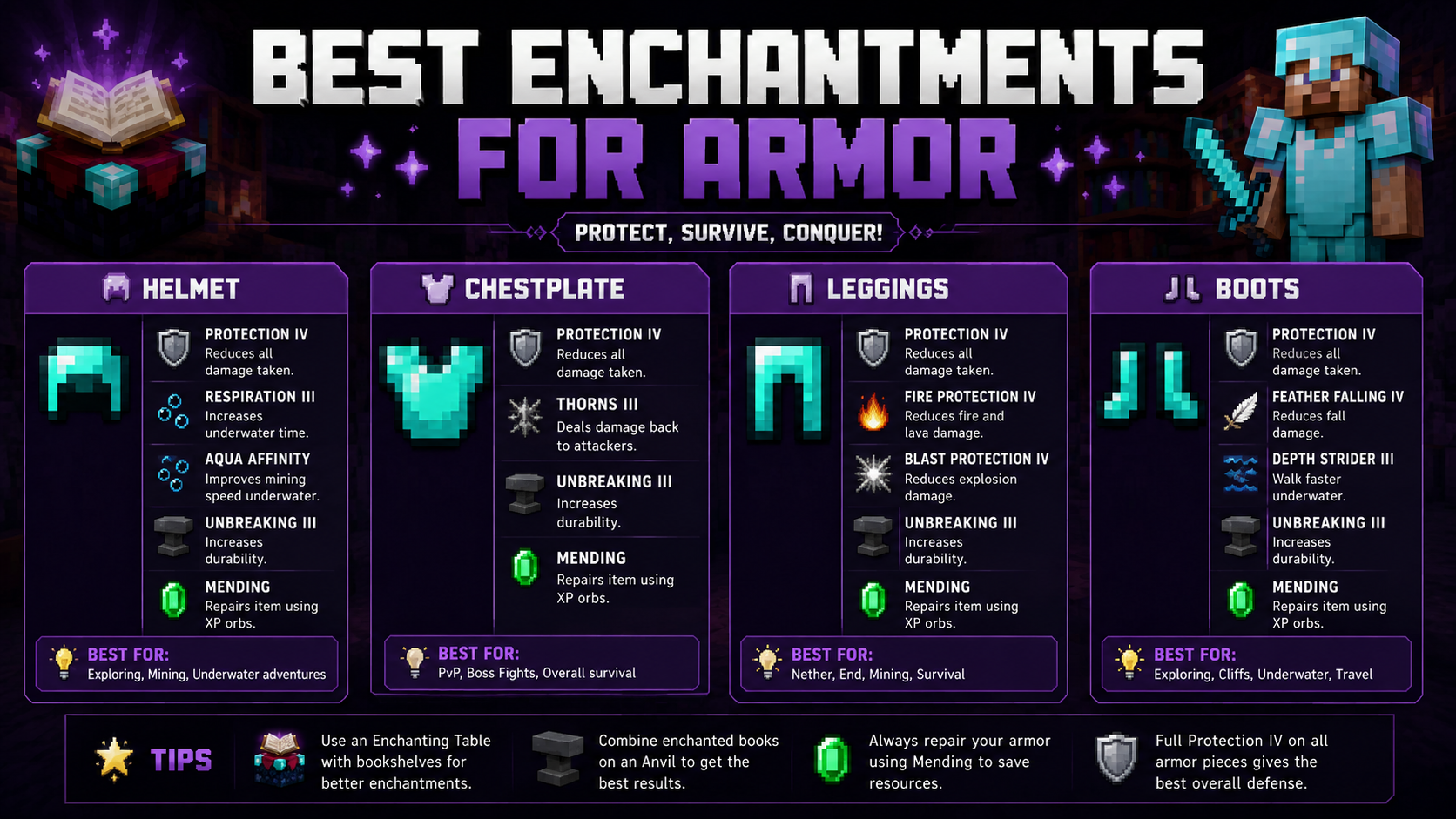 best enchantments for armor