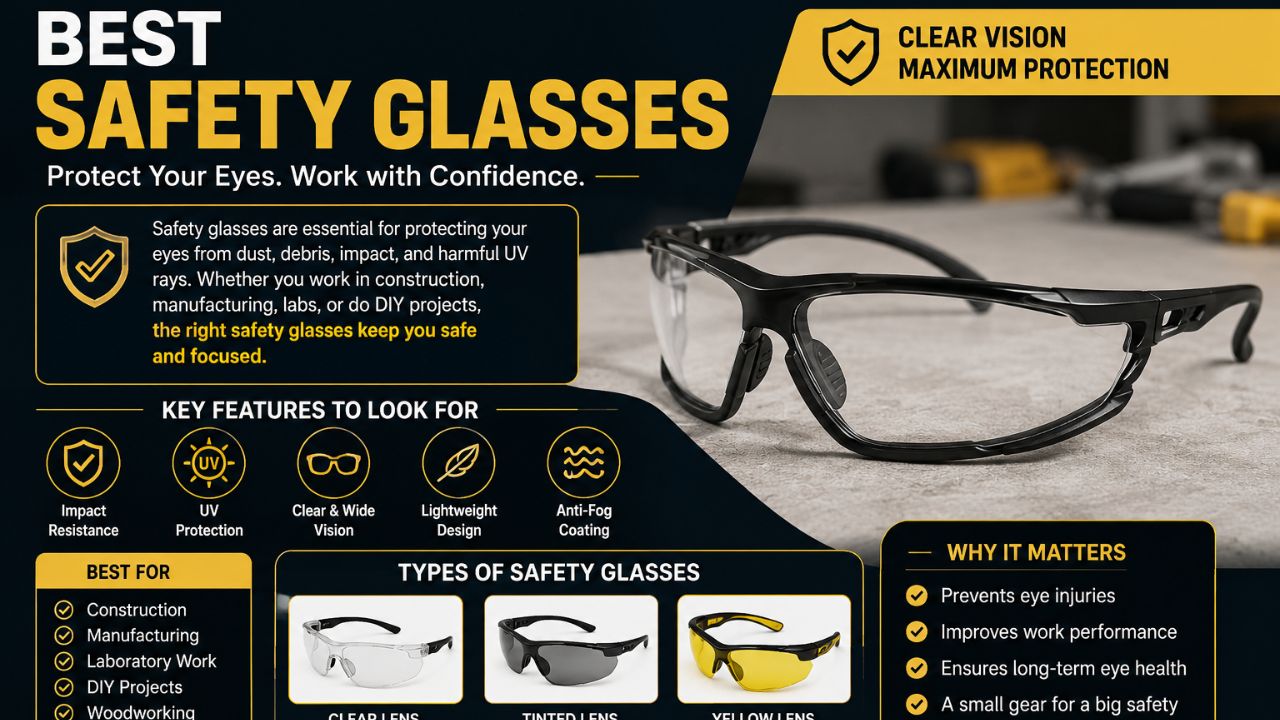 Best Safety Glasses: Protect Your Eyes Before It’s Too Late