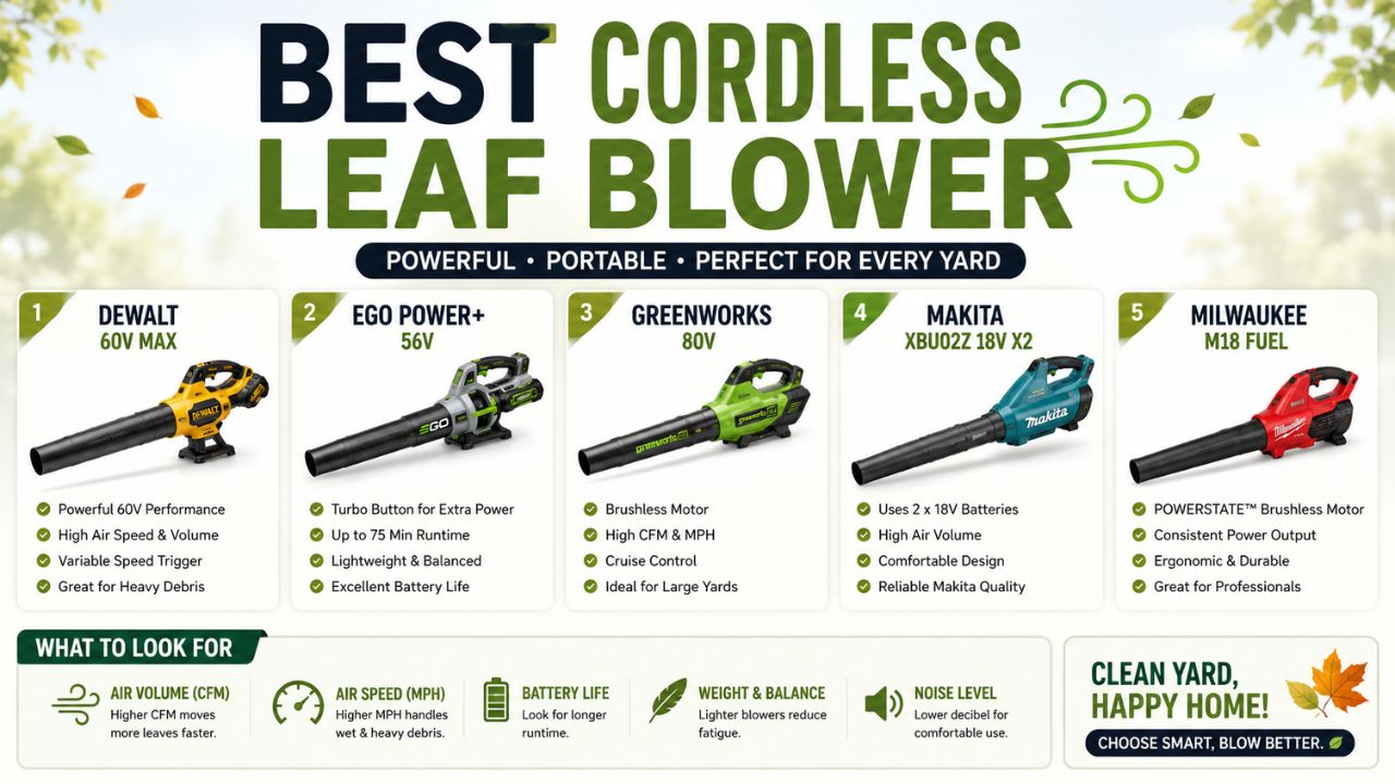 best cordless leaf blower