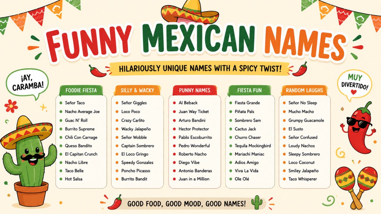 funny mexican names